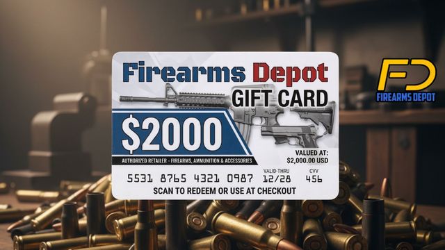 Firearms Depot $2000 Gift Card