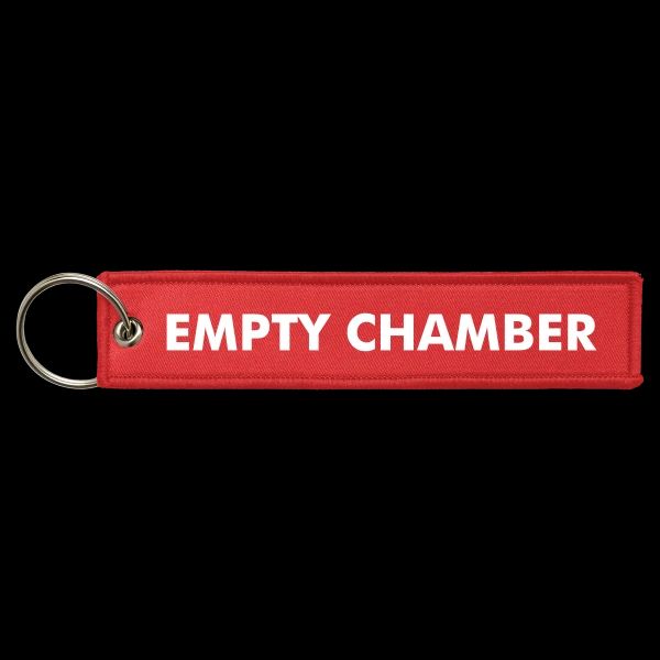 Empty Chamber Jet Tag Keychain
