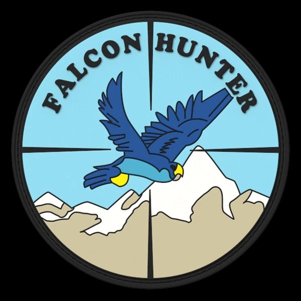Blue Falcon Hunter Collectible Patch