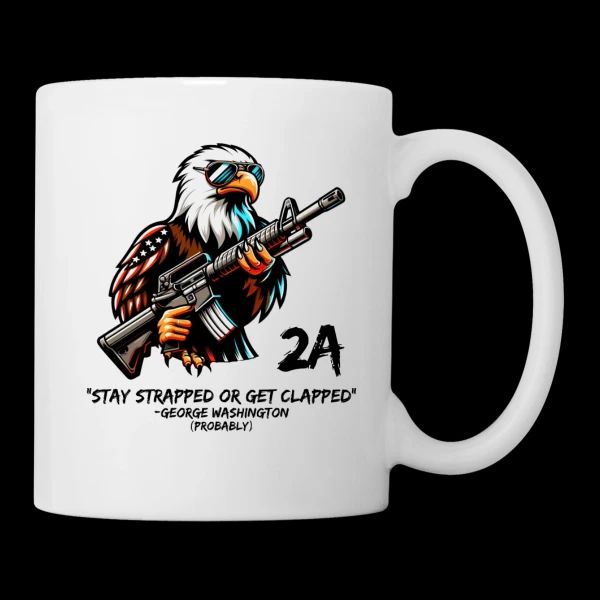 Stay Strapped Bald Eagle