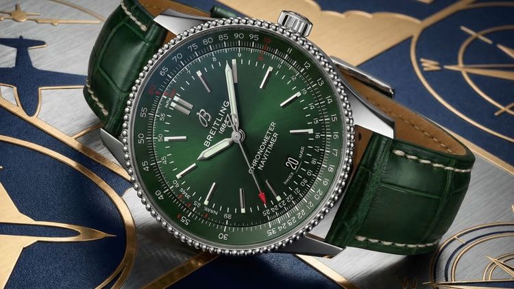 Breitling Navitimer Green